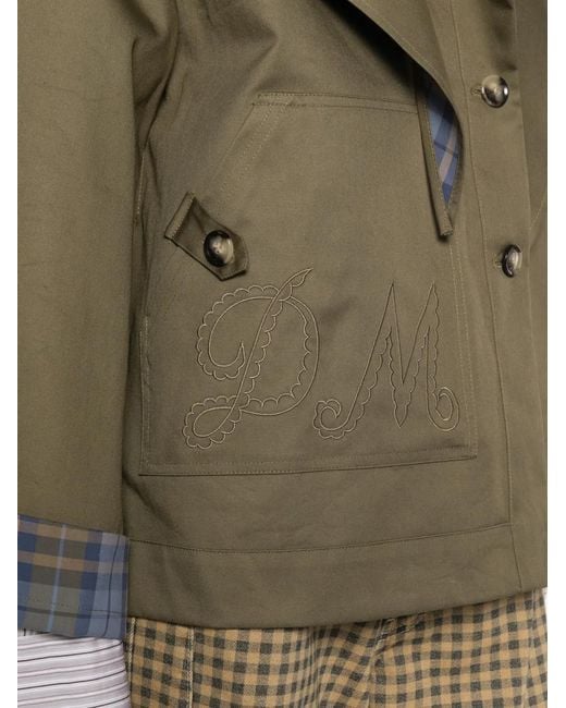 Damson Madder Green Jerry Trench Coat