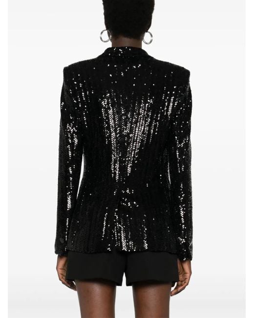 Tagliatore Black Sequinned Blazer