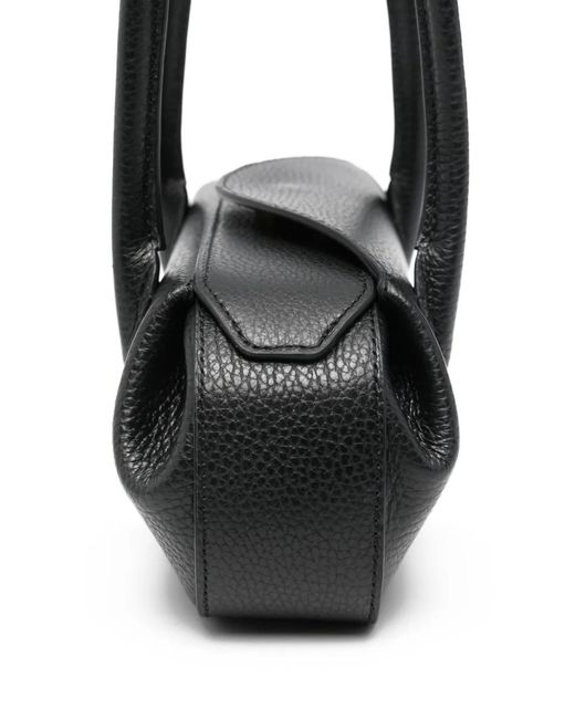 Borsa A Spalla Oyster Mini di Yuzefi in Black