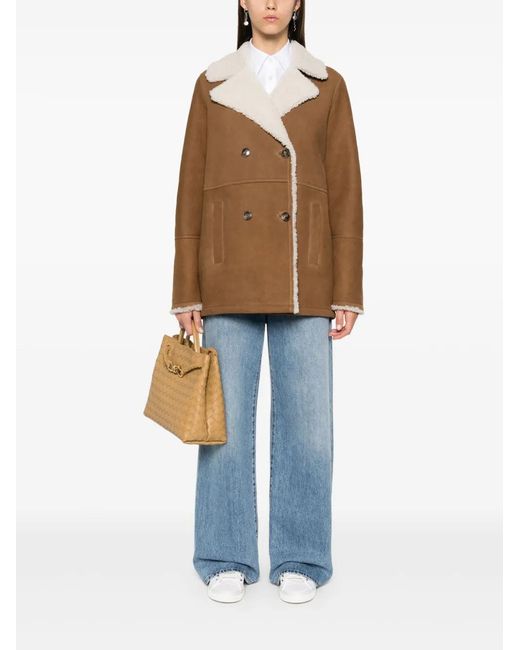 Yves Salomon Brown Suede Jacket