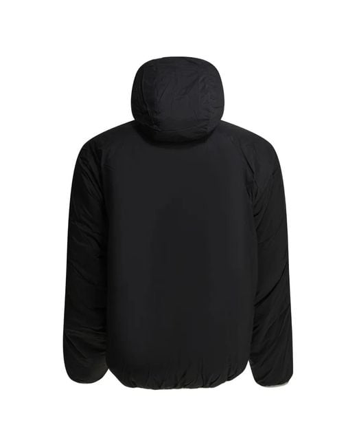 Daiwa Pier39 Black Hooded Padded Jacket for men