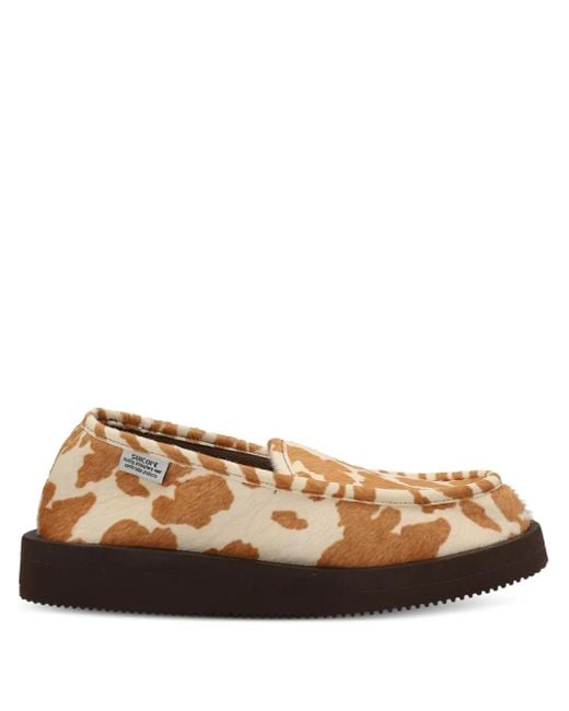 Suicoke Vhl Loafers Met Dierenprint in het Brown voor heren