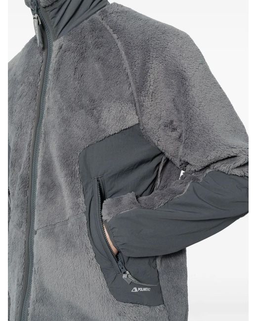 Spoonyard Gray Zip-Up Fleece Jacket for men