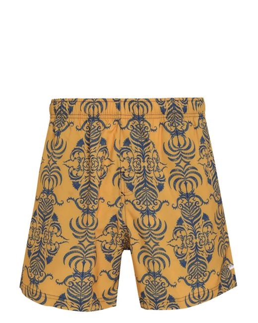 Osklen Badeshorts Mit Grafischem Print in Yellow für Herren