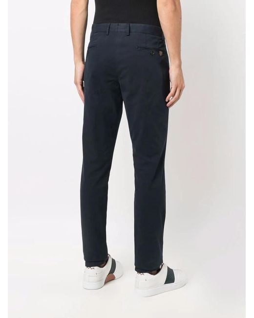 Hackett Blue Gmt Dye Straight-Leg Chinos for men