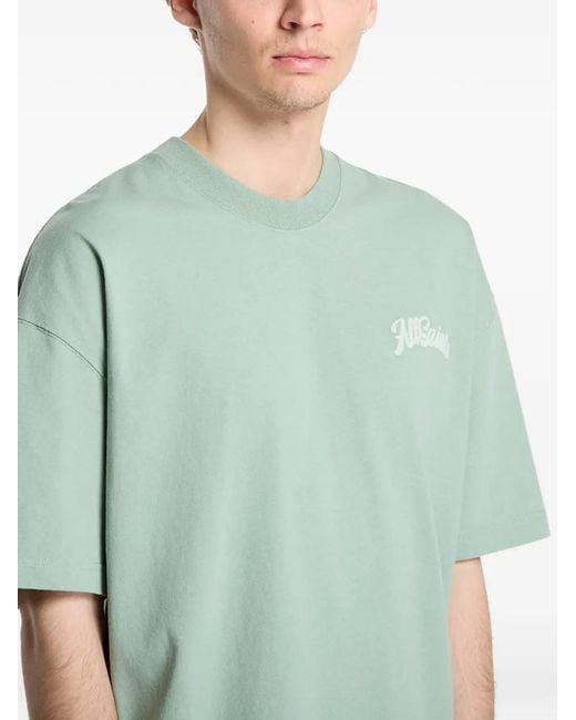 AllSaints Green T-Shirt Odyssey À Logo Imprimé for men