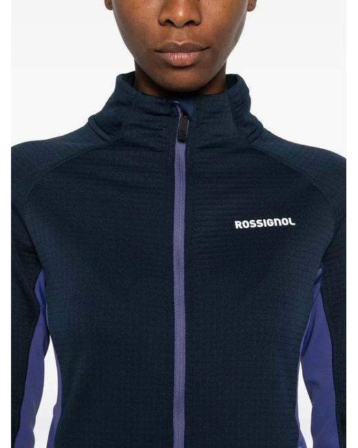 Rossignol Blue Blackside Zip-Up Jacket