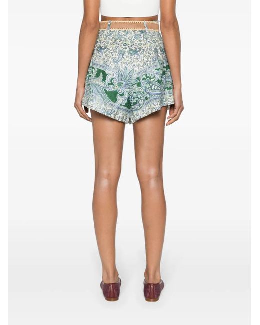 Short Shorts di Zimmermann in Green