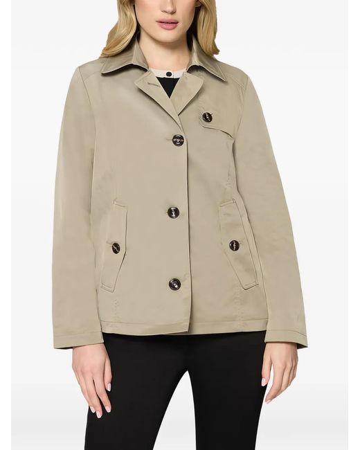 Betty Barclay Natural Button-Down Collared Coat