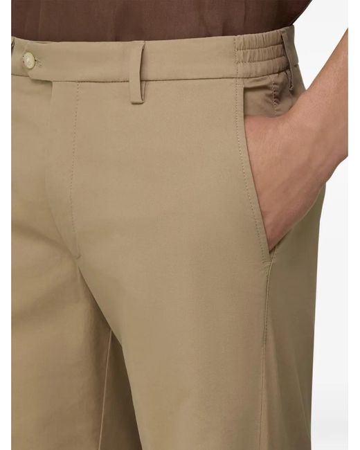 Boggi Natural Stretch-Cotton Chino Shorts for men