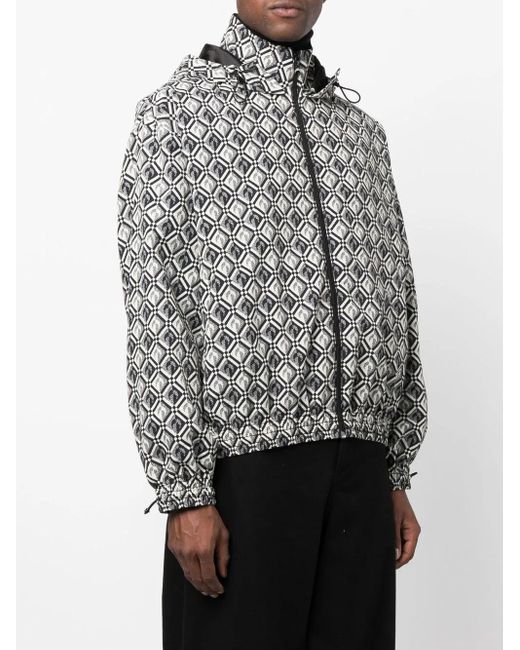 MARINE SERRE Gray Moon Diamant Rave Jacket
