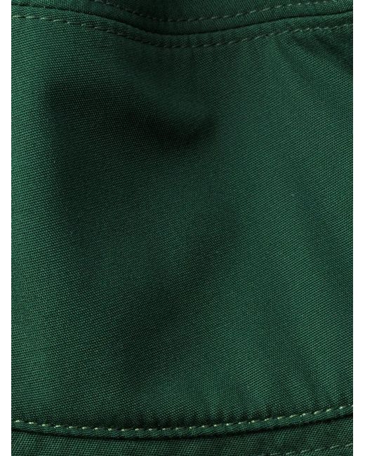 Prada Green Technical-Cotton Bucket Hat for men