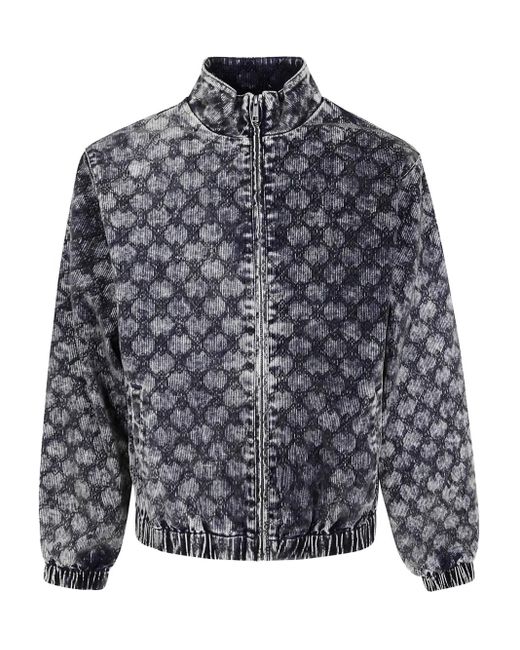 Daily Paper Gray Geometric-Pattern Jacket for men
