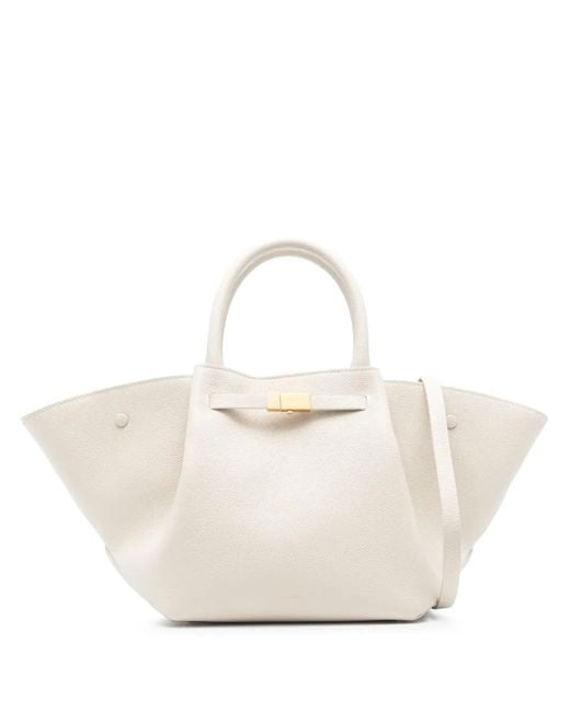 DeMellier London White Midi New York Tote Bag