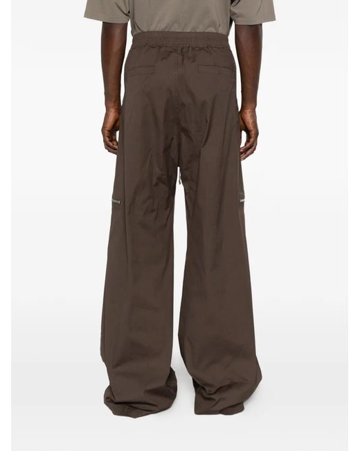 Rick Owens Brown Zip Pocket Trousers for men