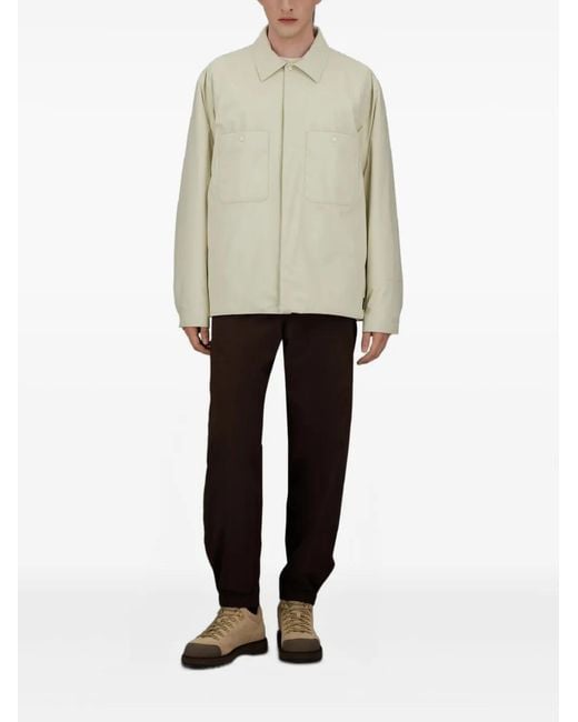 Herno White Double-Pocket Shirt Jacket for men