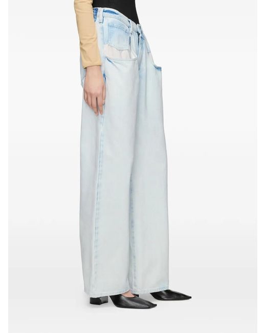 Maison Margiela Blue Memory Of Bleached Jeans