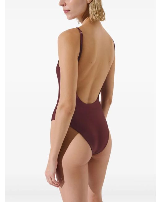 Karl Lagerfeld Red Essential Swimsuit