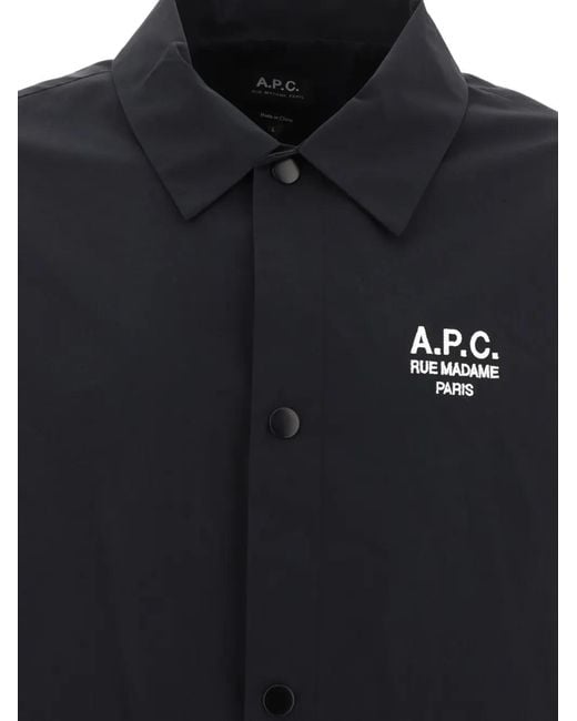 A.P.C. Blue Jackets for men
