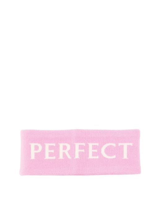 Perfect Moment ロゴ ヘアバンド Pink