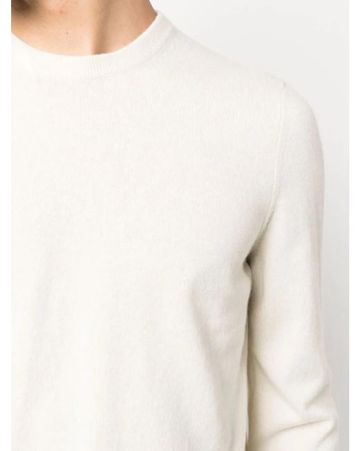 Drumohr White Crew-Neck Jumper for men
