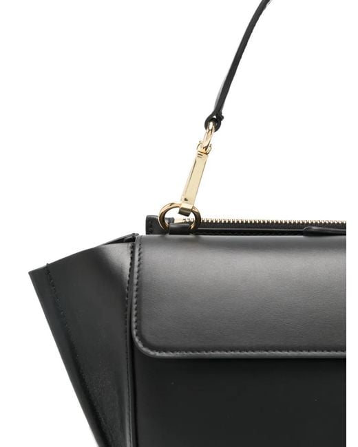 Wandler Black Small Hortensia Top-Handle Bag