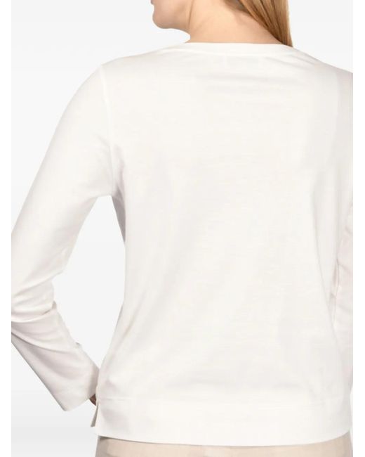 Gran Sasso White Cotton Top