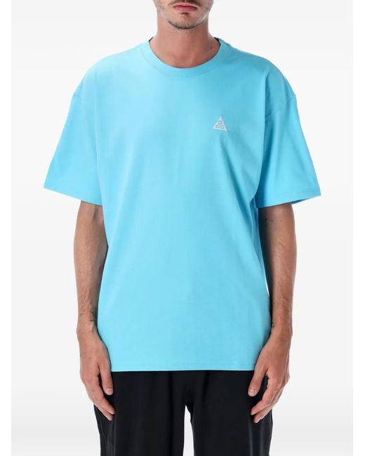 Nike Blue Acg Short-Sleeve T-Shirt for men
