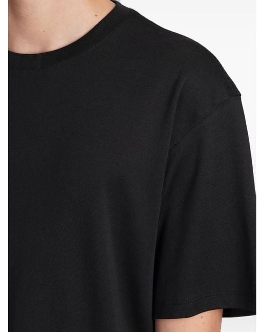 Theory Black Cotton T-Shirt for men