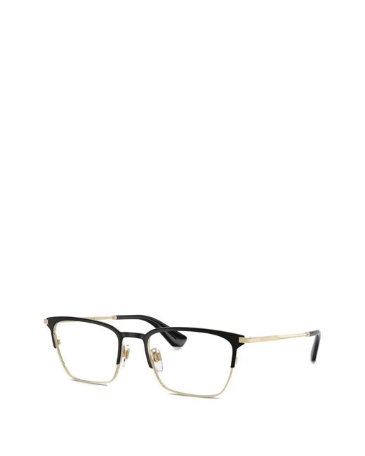 Burberry White Square-Frame Glasses for men