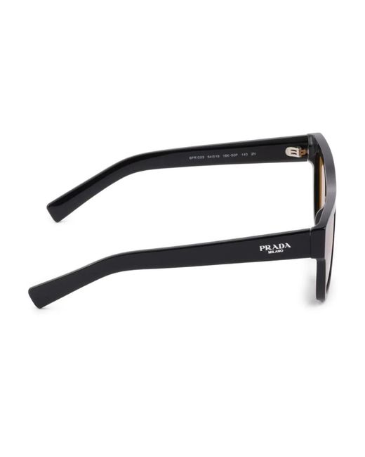 Prada Natural Square-Frame Logo-Print Sunglasses for men