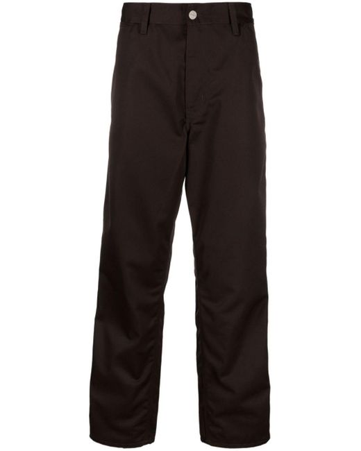 Pantaloni dritti Simple di Carhartt in Black da Uomo
