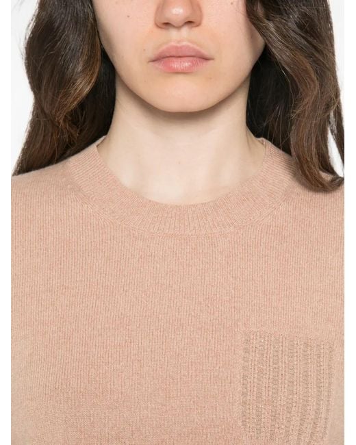 Peserico Natural Embellished-Detail Sweater