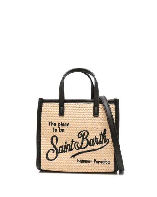 Mc2 Saint Barth Natural Vivian Straw Tote Bag