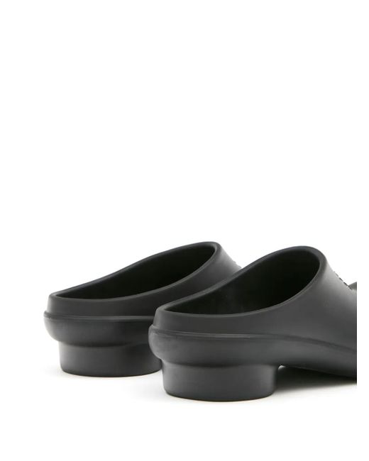 MM6 by Maison Margiela Gray Anatomic Numbers-Motif Slippers