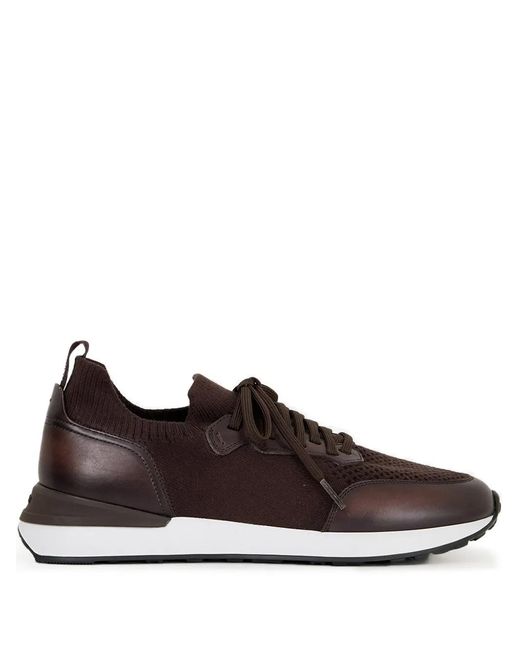 Magnanni Shoes Brown Stratus Ii Lyteknit Sneakers for men