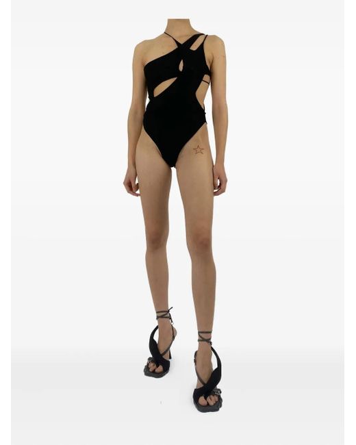 OTTOLINGER Black Cutout Multi-Strap Swimsuit