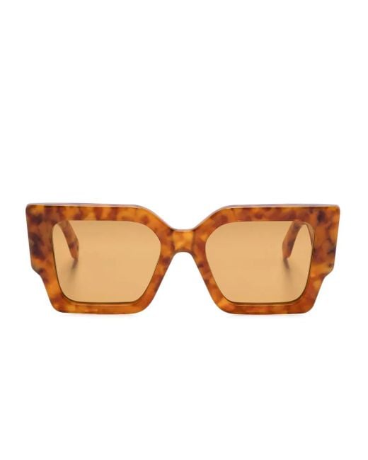 Off-White c/o Virgil Abloh Brown Catalina Sunglasses