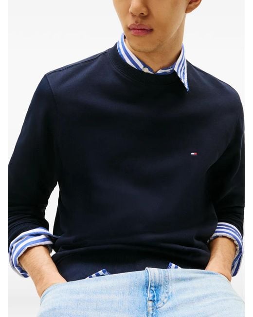 Tommy Hilfiger Blue Crew-Neck Sweater for men