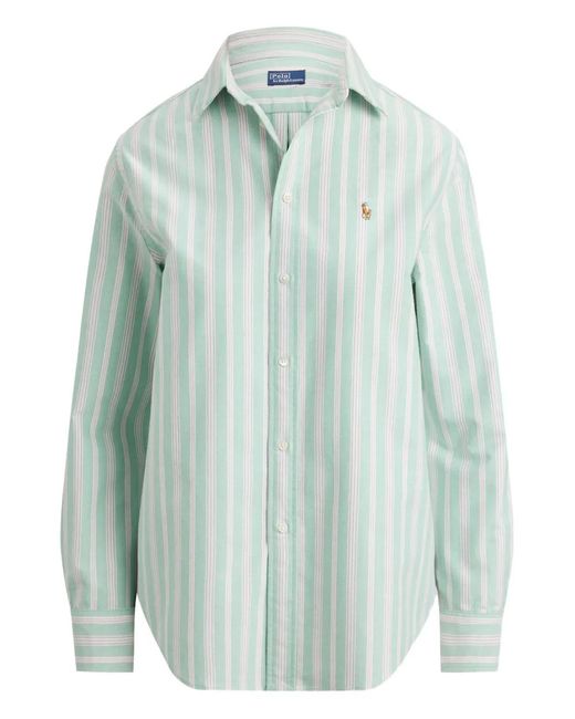 Chemise Boutonnée À Rayures Polo Ralph Lauren en coloris Blue