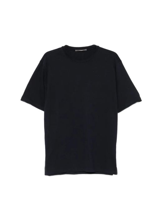 Kangra Black Piqué-Weave T-Shirt for men