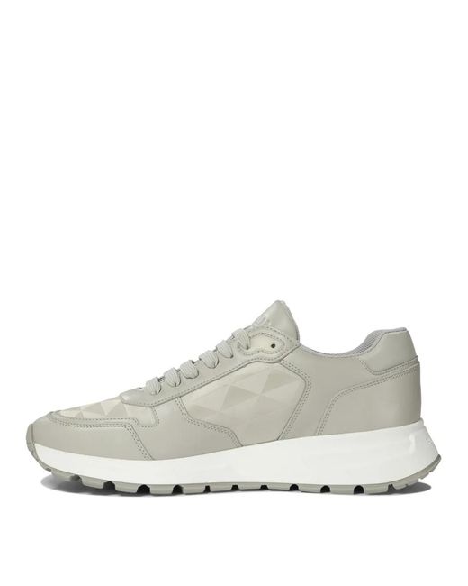 Prada White Prax 01 Sneakers for men