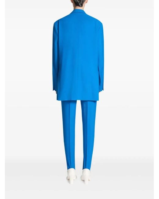 Blazer Monopetto di Dries Van Noten in Blue