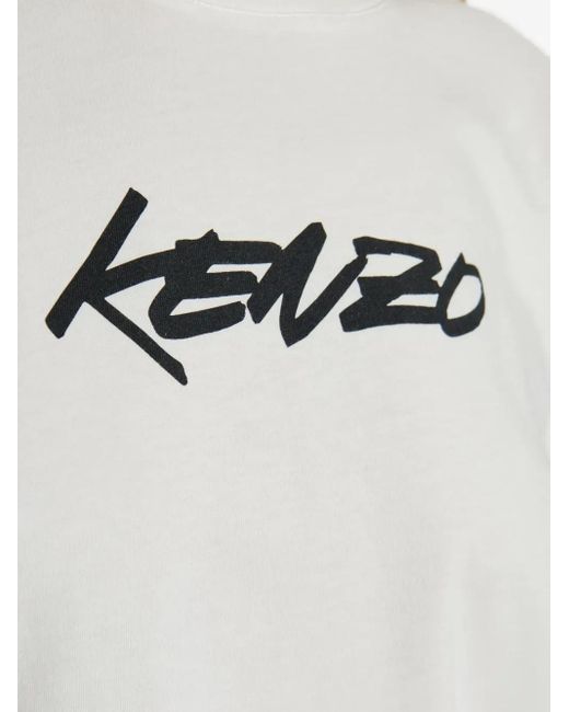 KENZO White Logo T-Shirt