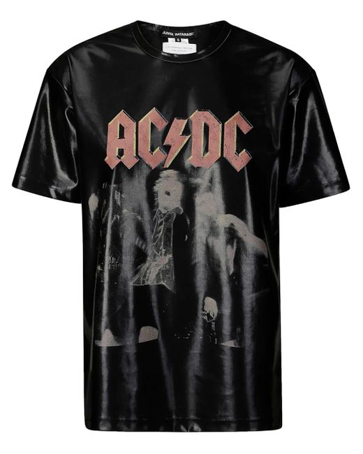 Junya Watanabe Black Ac/Dc T-Shirt