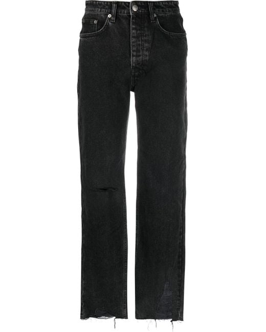 Ksubi Brooklyn Shadow Trashed Jeans in Black | Lyst