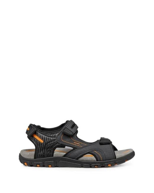 Geox White Touch-Strap Sandals for men
