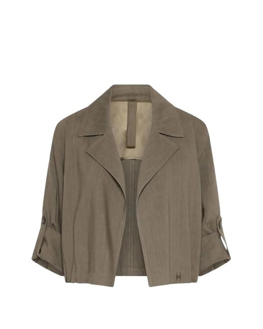 Marella Brown Linen Jacket
