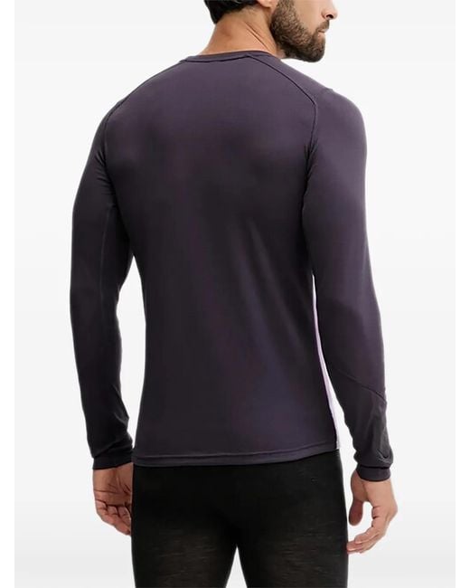 Helly Hansen Purple Lifa Active Long-Sleeve Base Layer for men