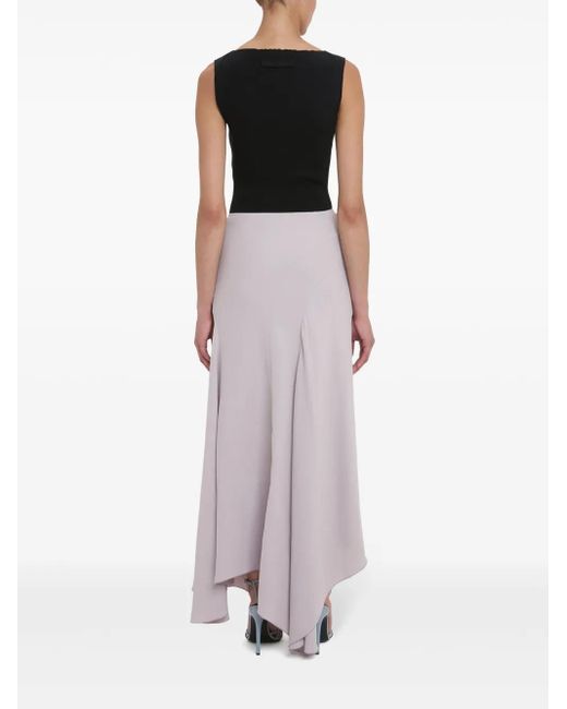 Victoria Beckham スパイラルシーム スカート Gray